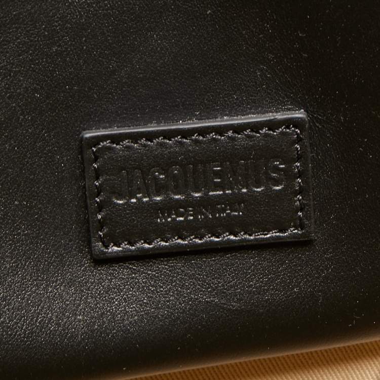 Pre Owned Jacquemus Black Leather Le Cabas Neve Tote