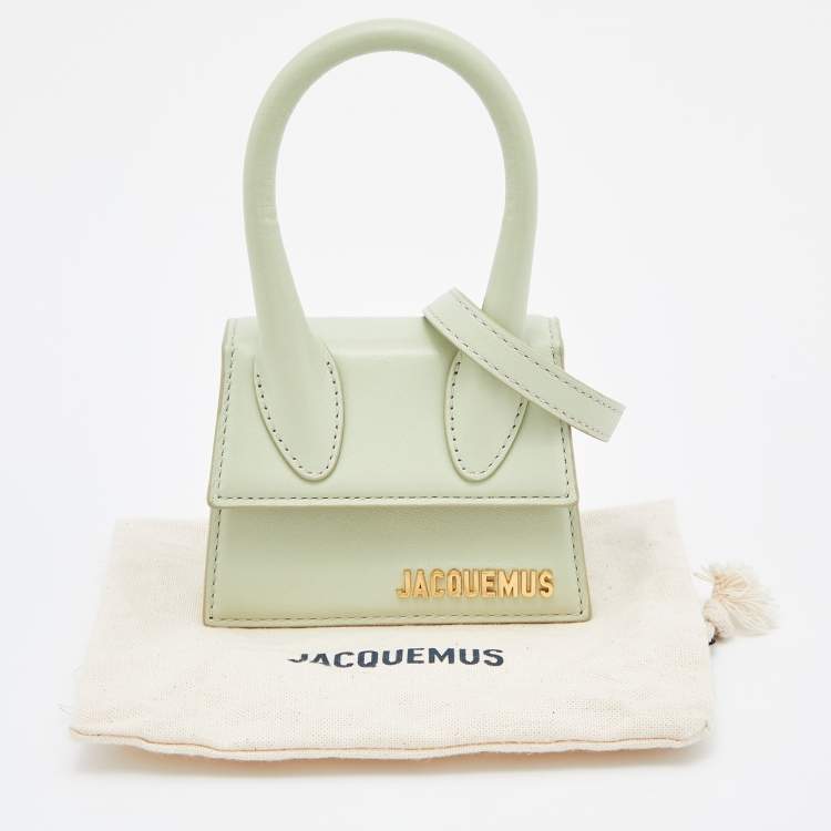 Pre Owned Jacquemus Green Leather Le Chiquito Mini Bag