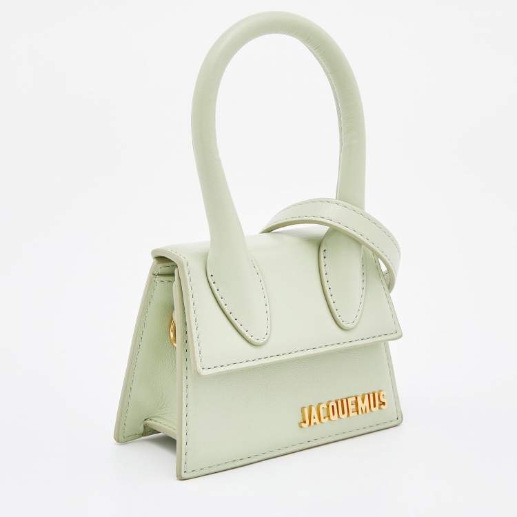 Pre Owned Jacquemus Green Leather Le Chiquito Mini Bag