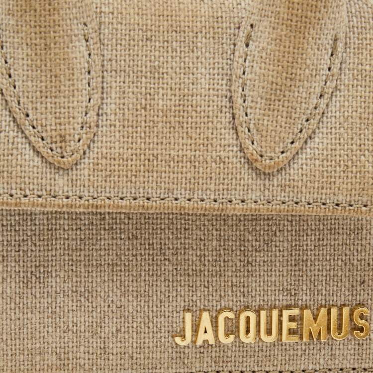Pre Owned Jacquemus Beige Canvas Mini Le Chiquito Bag