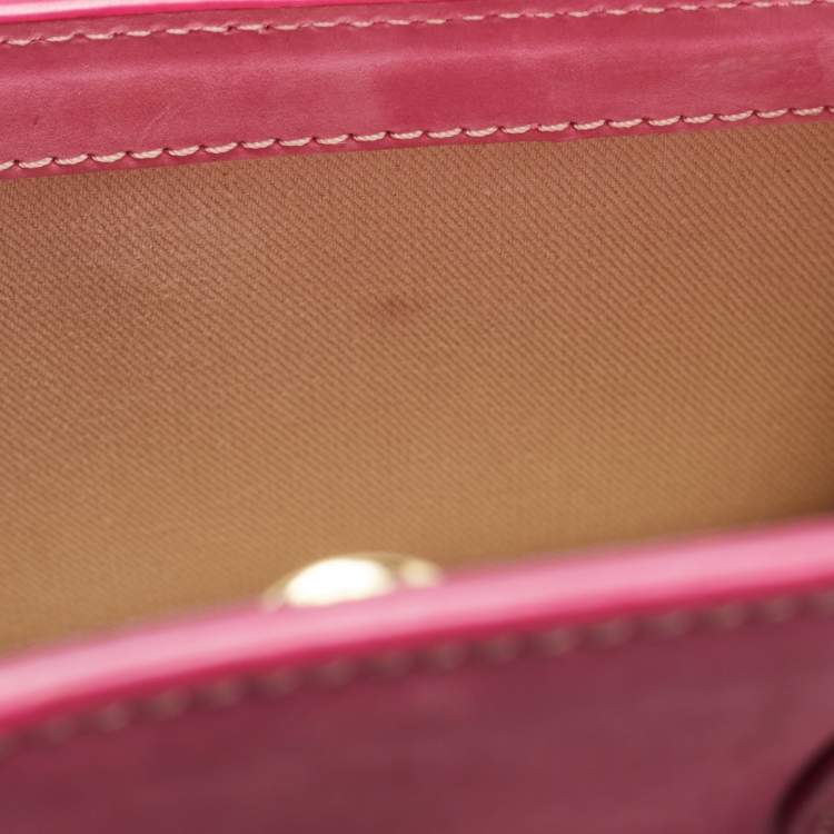 Pre Owned Jacquemus Pink Nubuck Leather Le Chiquito Noeud Top Handle Bag