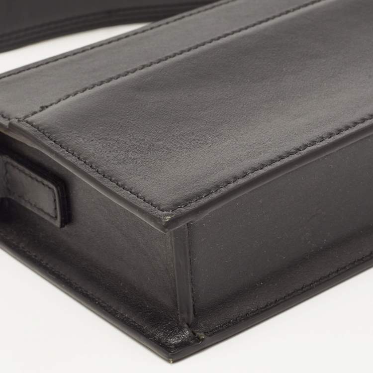 Pre Owned Jacquemus Black Leather Le Ciu Ciu Shoulder Bag