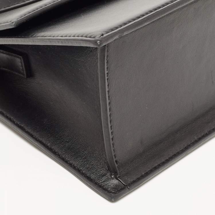 Pre Owned Jacquemus Black Leather Grand Le Chiquito Top Handle Bag
