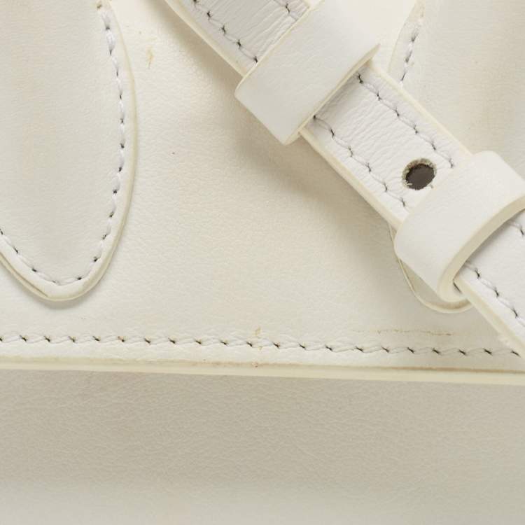 Pre Owned Jacquemus White Leather Le Chiquito Mini Bag