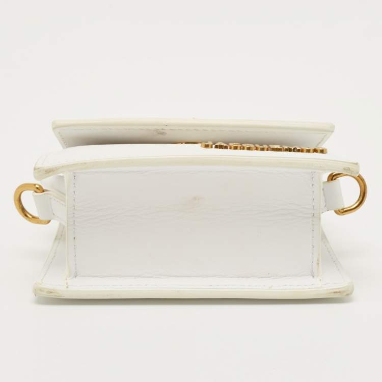 Pre Owned Jacquemus White Leather Le Chiquito Mini Bag