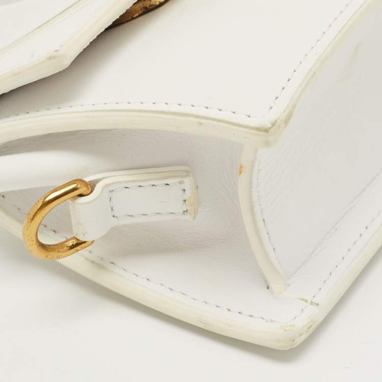 Pre Owned Jacquemus White Leather Le Chiquito Mini Bag