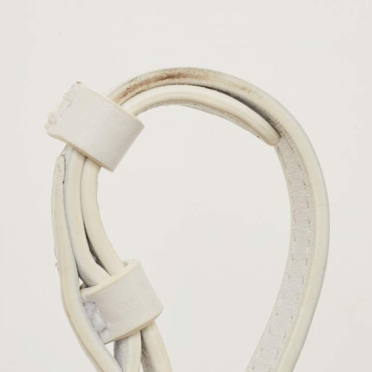 Pre Owned Jacquemus White Leather Le Chiquito Mini Bag