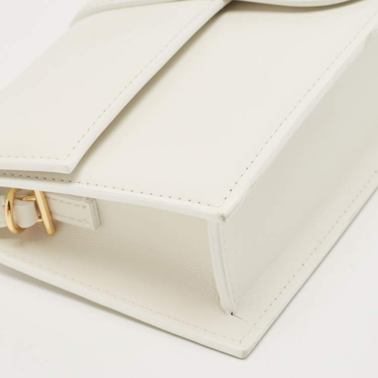 Pre Owned Jacquemus White Leather Le Bambino Long Shoulder Bag
