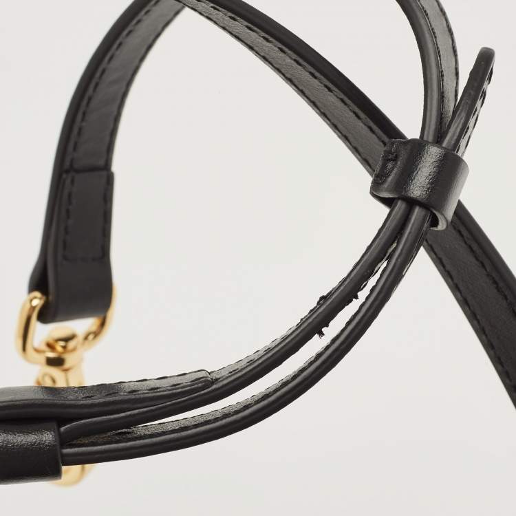 Pre Owned Jacquemus Black Leather Le Grand Bambino Top Handle Bag