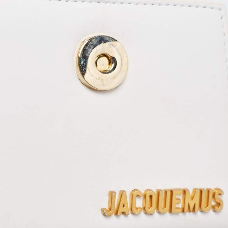 Pre Owned Jacquemus White Leather Mini Le Chiquito Bag