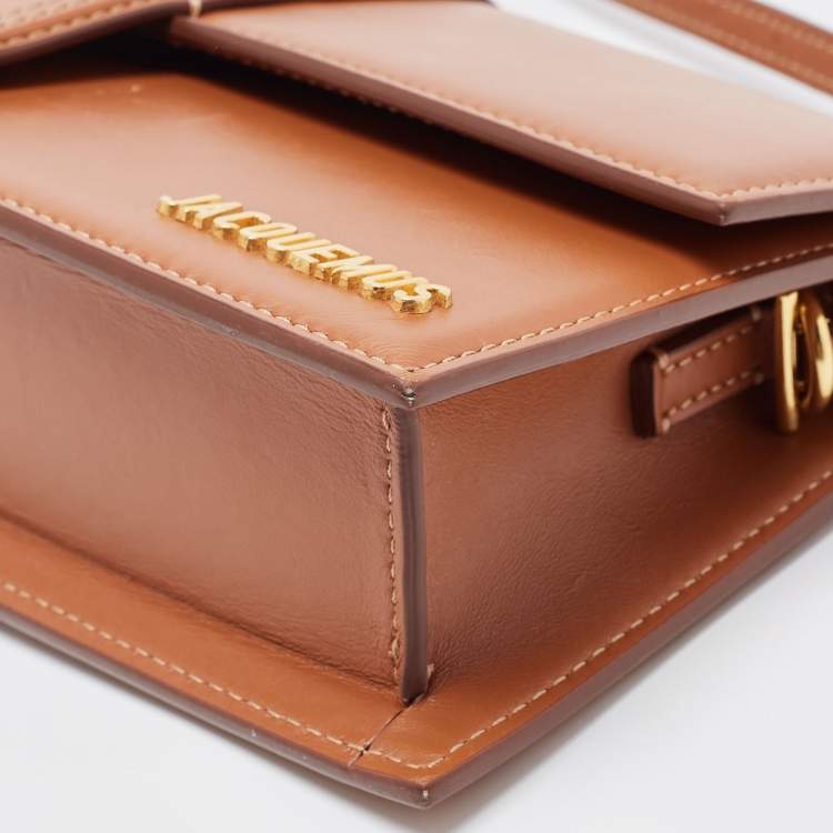 Pre Owned Jacquemus Brown Leather Le Bambino Long Shoulder Bag