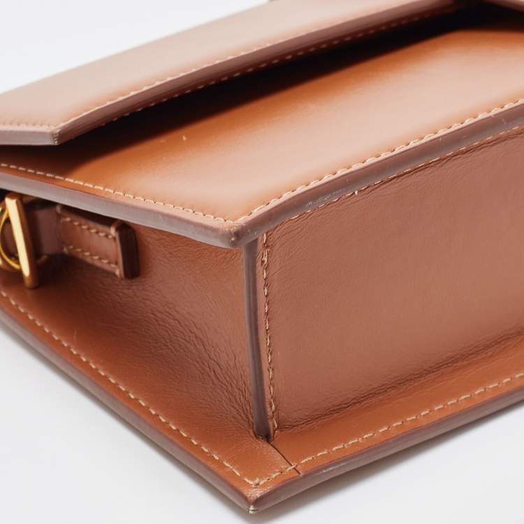 Pre Owned Jacquemus Brown Leather Le Bambino Long Shoulder Bag