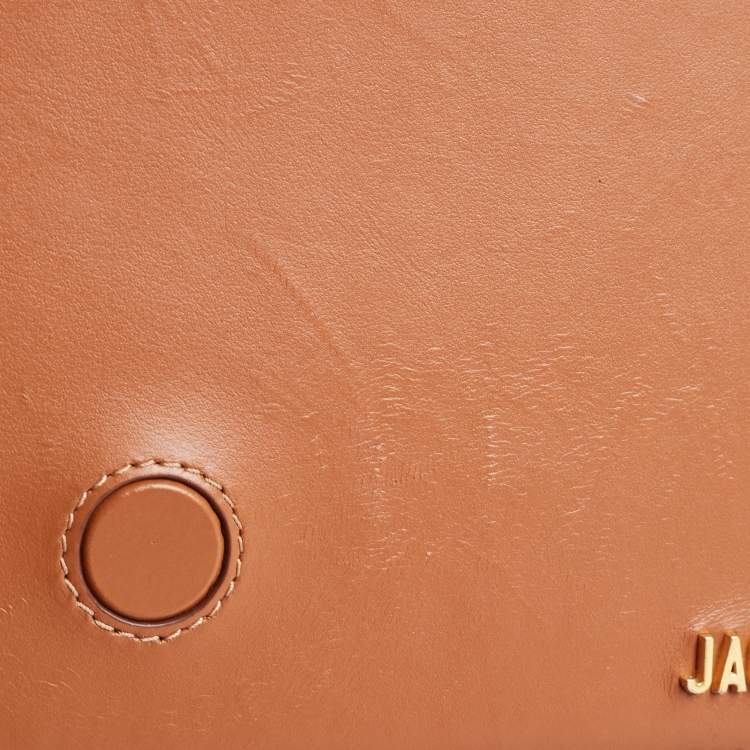 Pre Owned Jacquemus Brown Leather Le Bambino Long Shoulder Bag