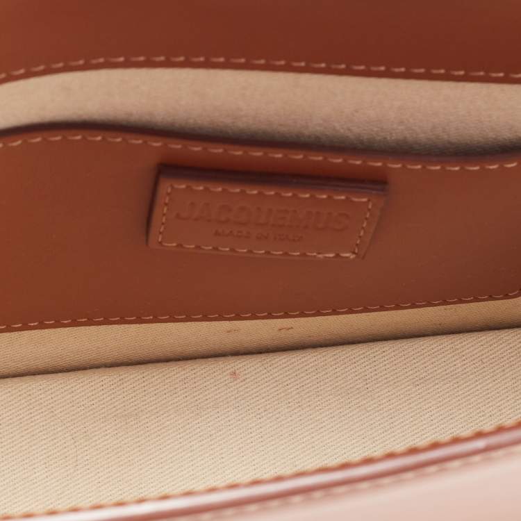 Pre Owned Jacquemus Brown Leather Le Bambino Long Shoulder Bag