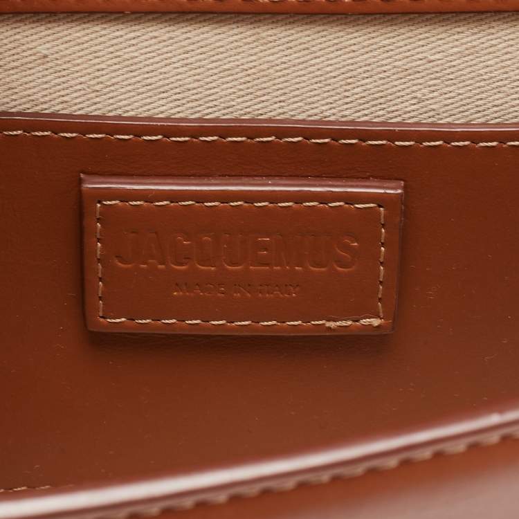 Pre Owned Jacquemus Brown Leather Le Bambino Long Shoulder Bag