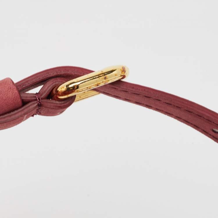 Pre Owned Jacquemus Pink Nubuck Le Grand Bambino Top Handle Bag