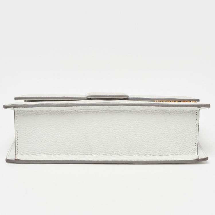 Pre Owned Jacquemus Grey Leather Le Grand Bambino Top Handle Bag