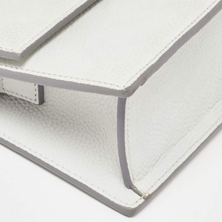 Pre Owned Jacquemus Grey Leather Le Grand Bambino Top Handle Bag