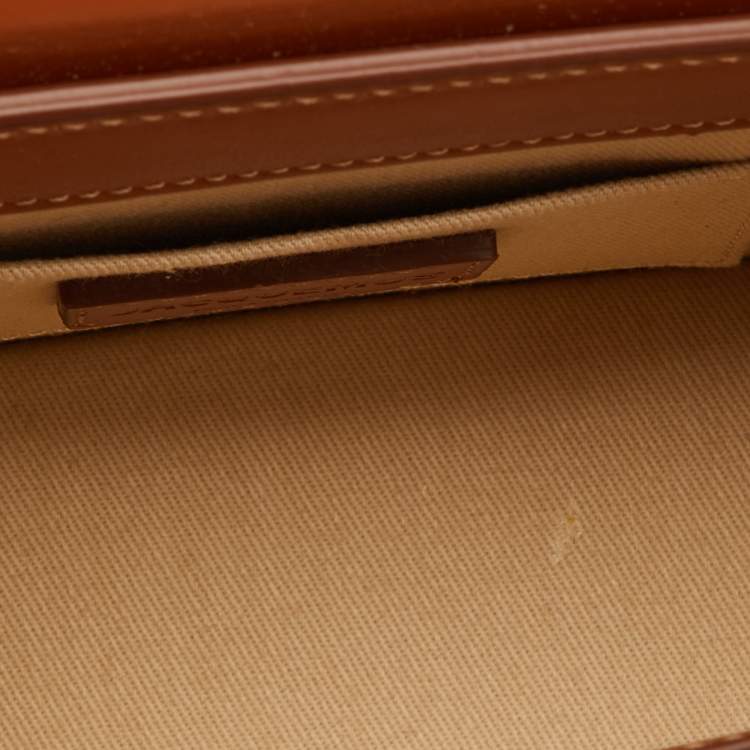 Pre Owned Jacquemus Brown Leather Le Chiquito Moyen Top Handle Bag
