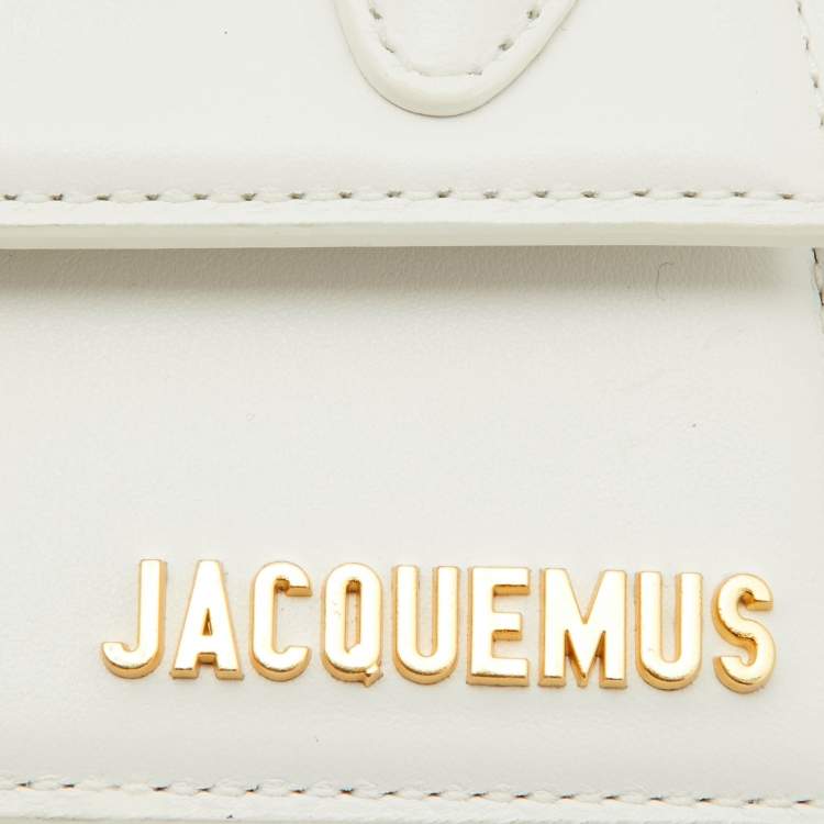 Pre Owned Jacquemus White Leather Le Chiquito Mini Bag
