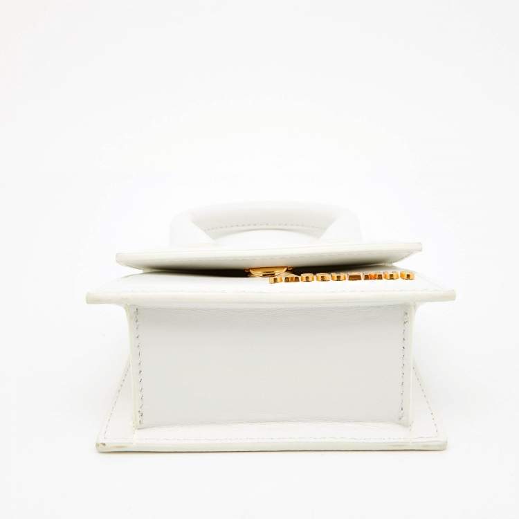 Pre Owned Jacquemus White Leather Le Chiquito Mini Bag
