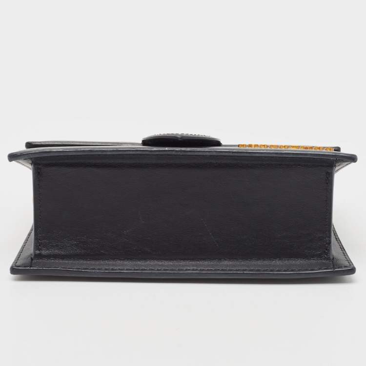 Pre Owned Jacquemus Black Leather Mini Le Bambino Top Handle Bag