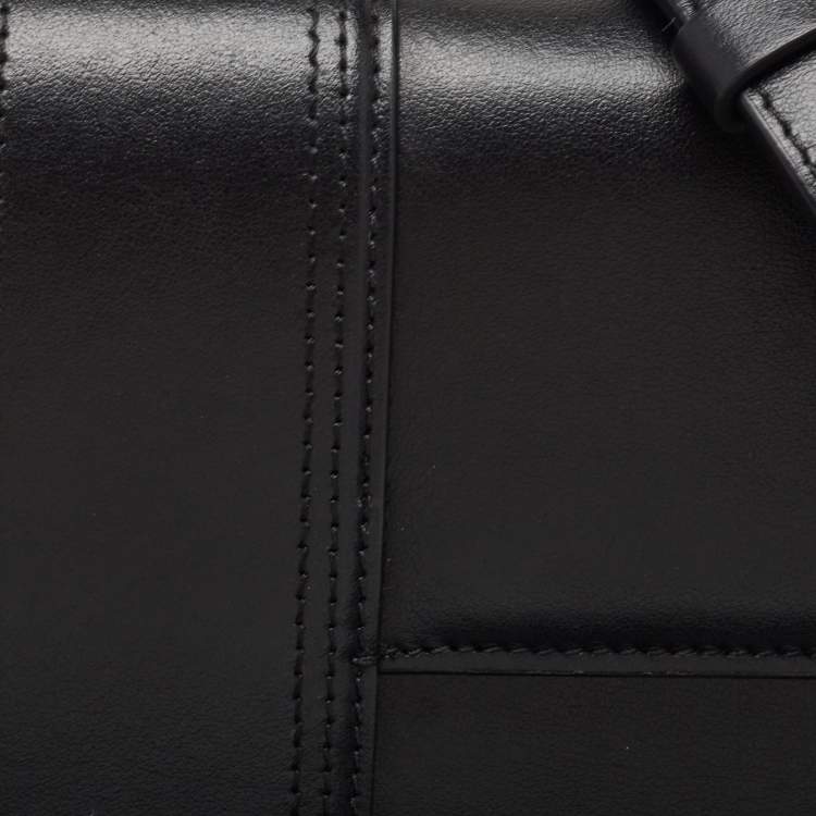 Pre Owned Jacquemus Black Leather Le Grand Bambino Top Handle Bag