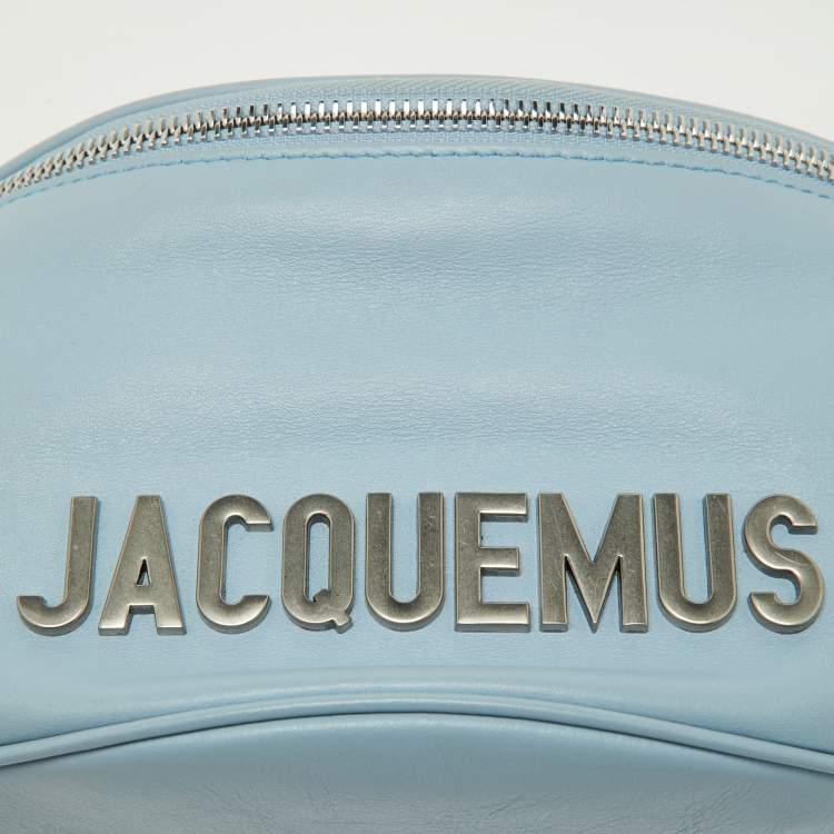 Pre Owned Jacquemus Blue Leather La Banane Belt Bag