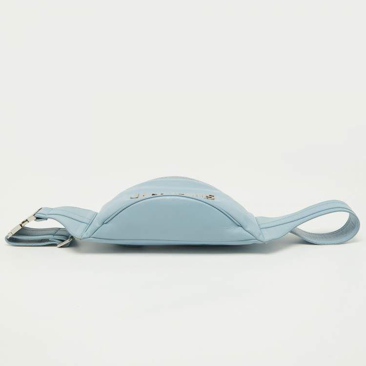 Pre Owned Jacquemus Blue Leather La Banane Belt Bag