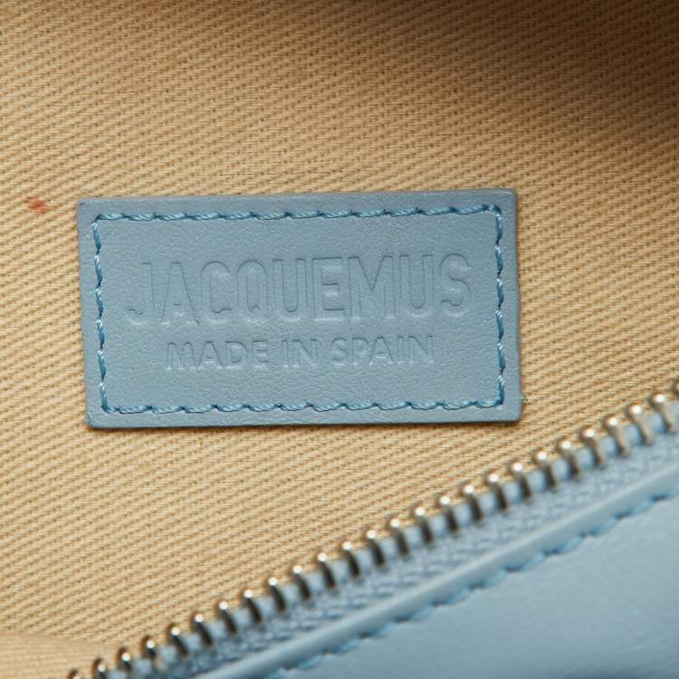 Pre Owned Jacquemus Blue Leather La Banane Belt Bag