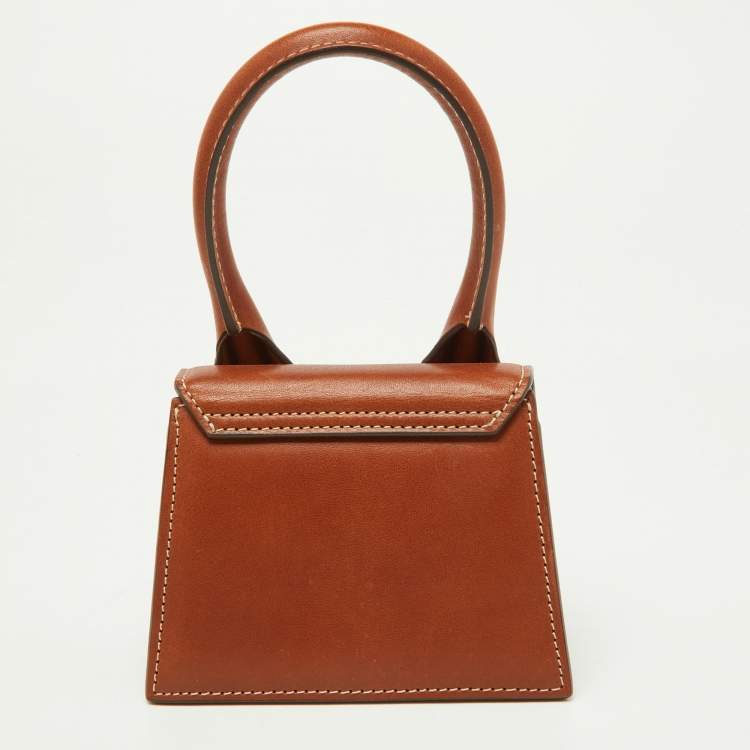Pre Owned Jacquemus Brown Leather Le Chiquito Mini Bag