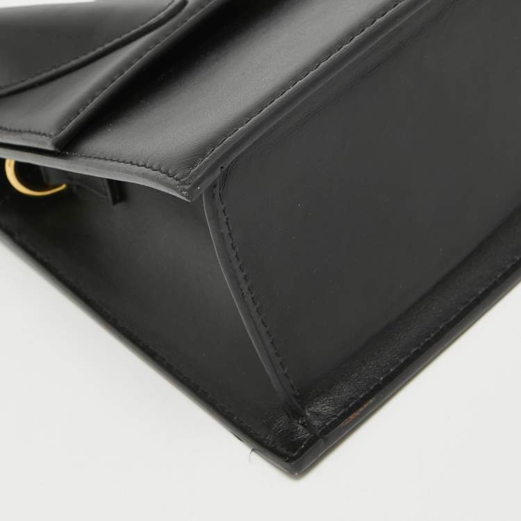 Pre Owned Jacquemus Black Leather Grand Le Chiquito Top Handle Bag