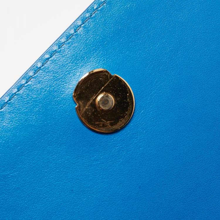 Pre Owned Jacquemus Blue Leather Grand Le Chiquito Top Handle Bag