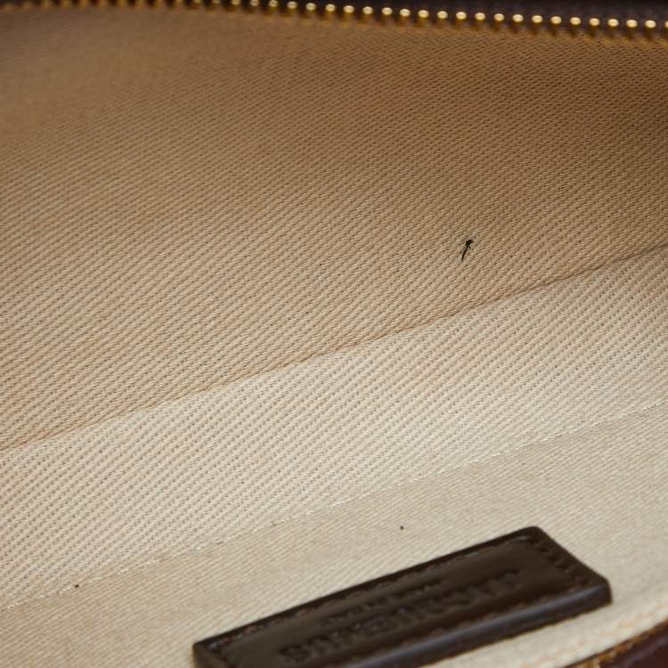 Pre Owned Jacquemus Brown Leather Le Bisou Perle Shoulder Bag