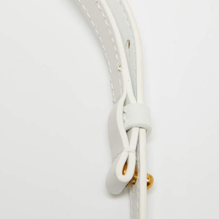 Pre Owned Jacquemus White Leather Le Chiquito Mini Bag