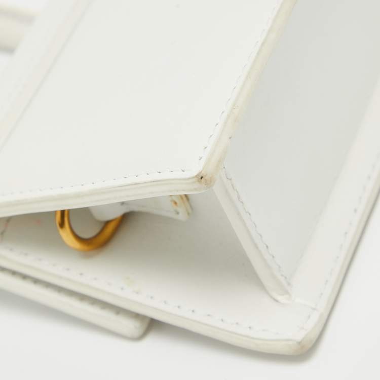 Pre Owned Jacquemus White Leather Le Chiquito Mini Bag