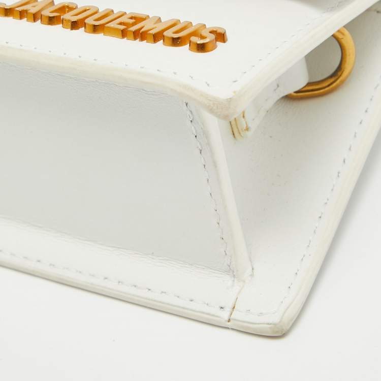 Pre Owned Jacquemus White Leather Le Chiquito Mini Bag