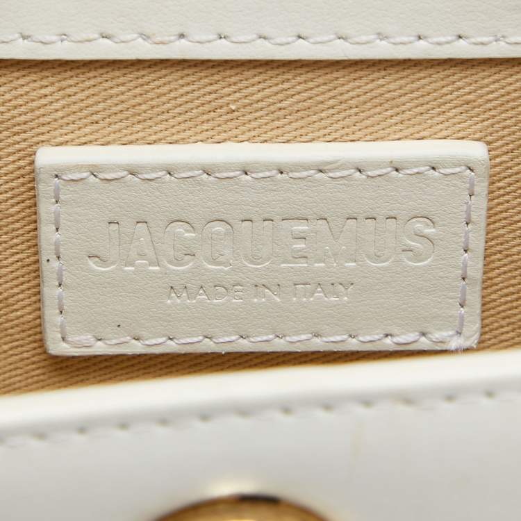 Pre Owned Jacquemus White Leather Le Chiquito Mini Bag