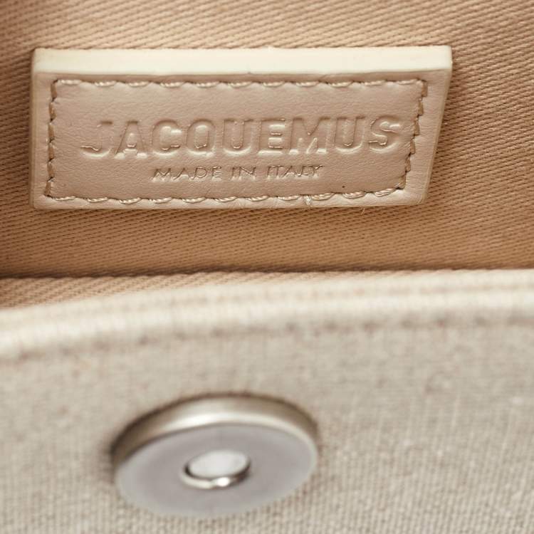 Pre Owned Jacquemus Beige Canvas Mini Le Chiquito Bag