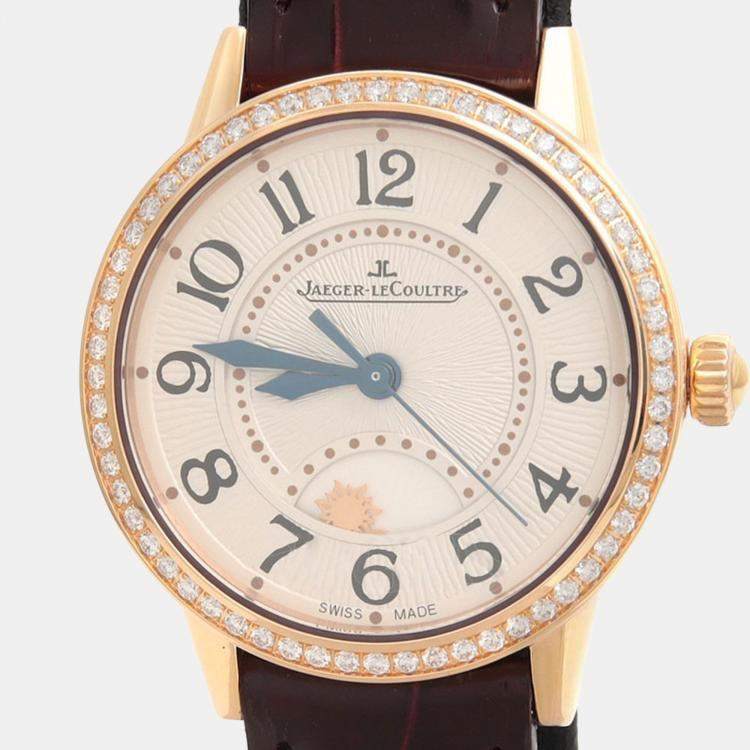 Pre Owned Jaeger-LeCoultre Rendez-Vous Diamond Automatic Rose Gold Women's Wristwatch 29 mm