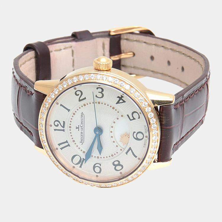 Pre Owned Jaeger-LeCoultre Rendez-Vous Diamond Automatic Rose Gold Women's Wristwatch 29 mm