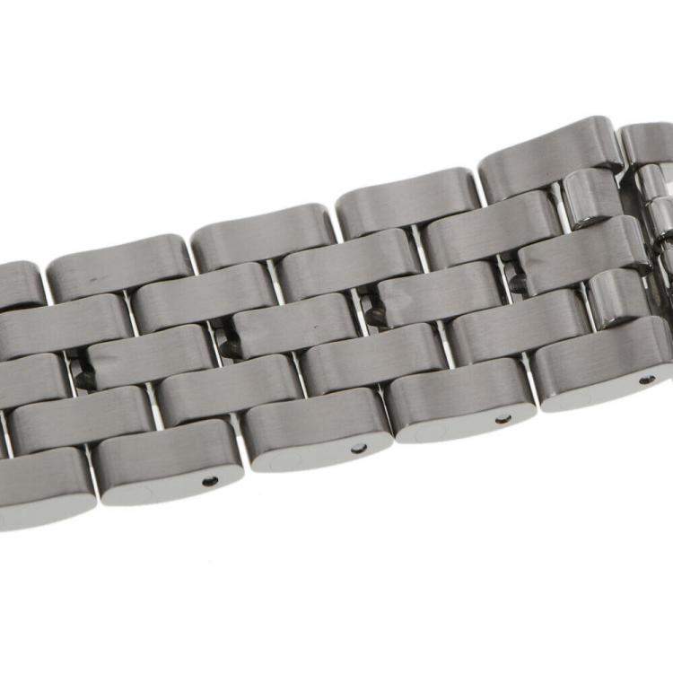 Pre Owned Jaeger LeCoultre Silver Diamond Stainless Steel Reverso 265.8.08 Quartz Women's Wristwatch 21 mm
