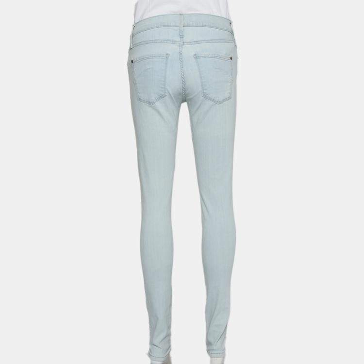 Pre Owned James Jeans Blue Sorbet Twiggy Jeans M 