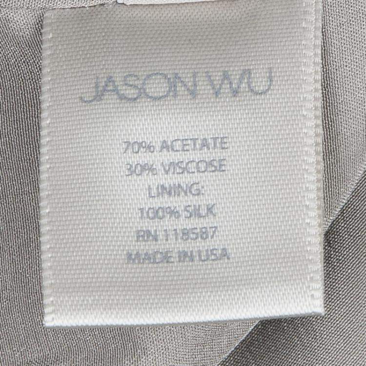 Pre Owned Jason Wu Grey A-Line Skirt M