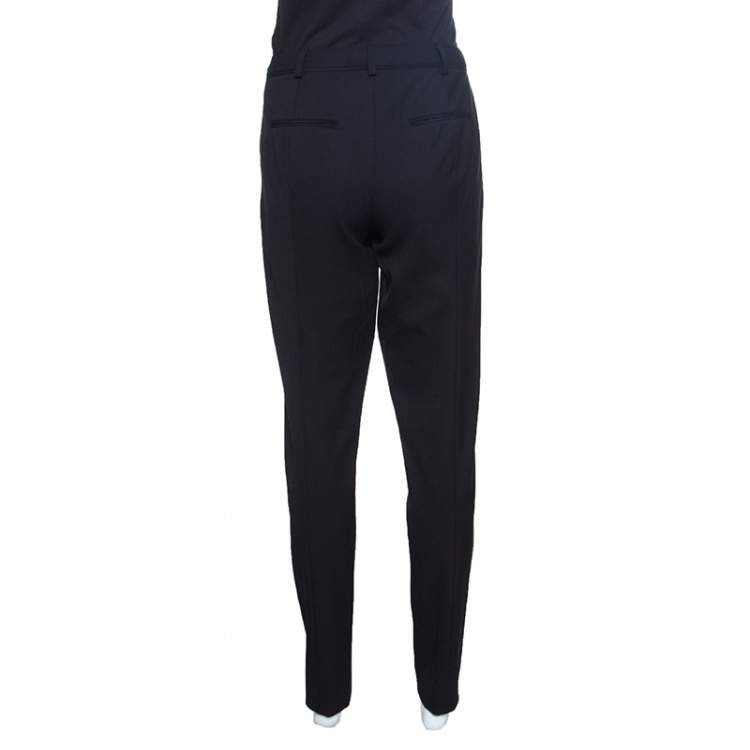 Pre Owned Jason Wu Black Wool Tailored Trousers M