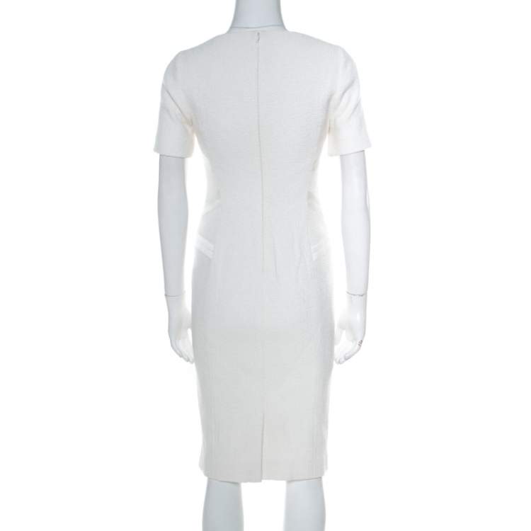 off white sheath dress