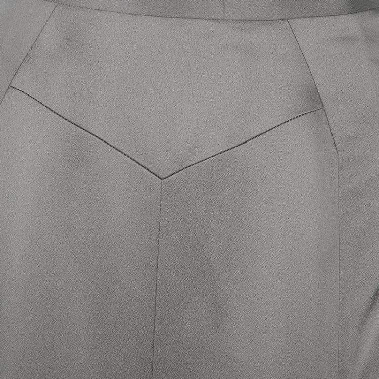 Pre Owned Jason Wu Grey A-Line Skirt L