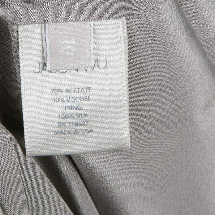 Pre Owned Jason Wu Grey A-Line Skirt L