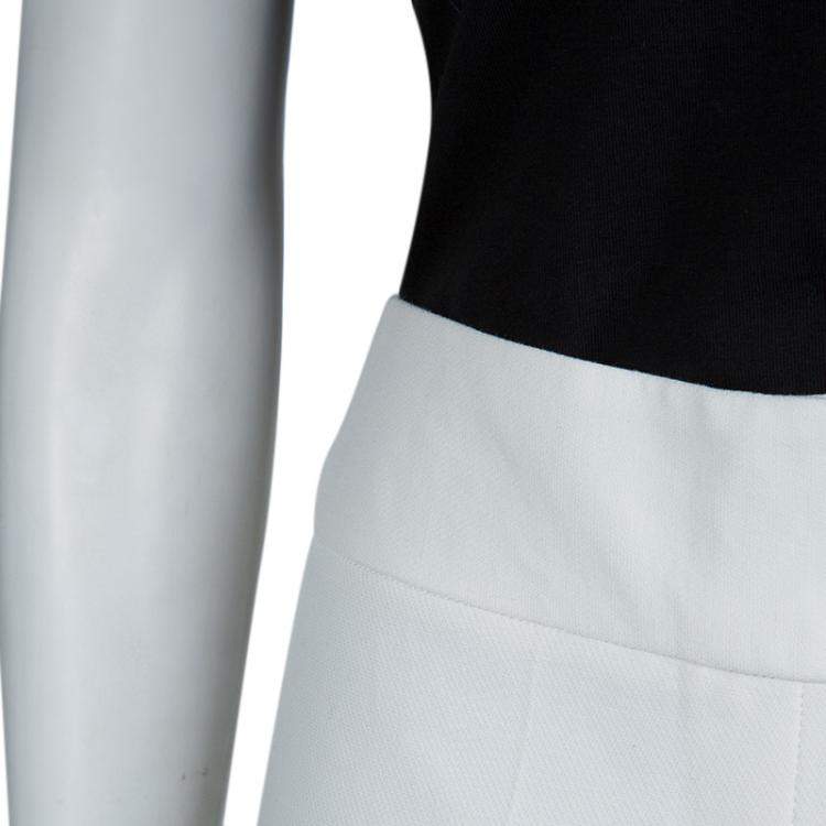 Pre Owned Jason Wu Off White Cotton Straight Fit Trousers S