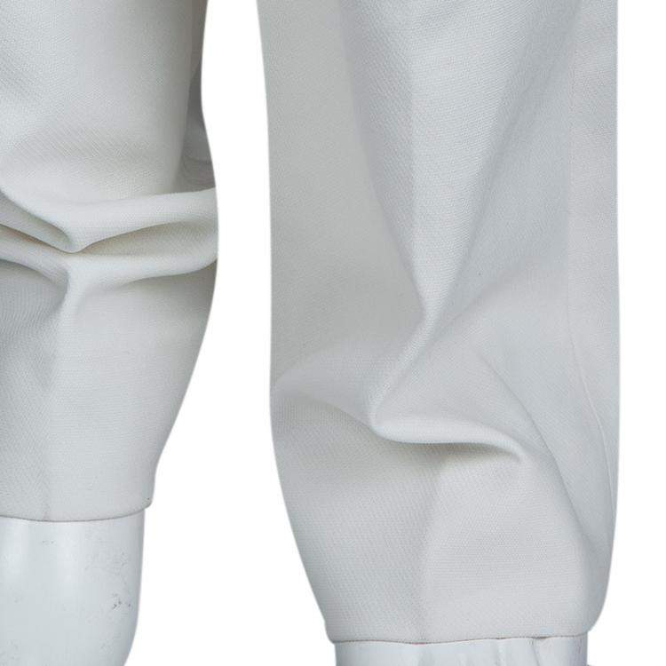 Pre Owned Jason Wu Off White Cotton Straight Fit Trousers S